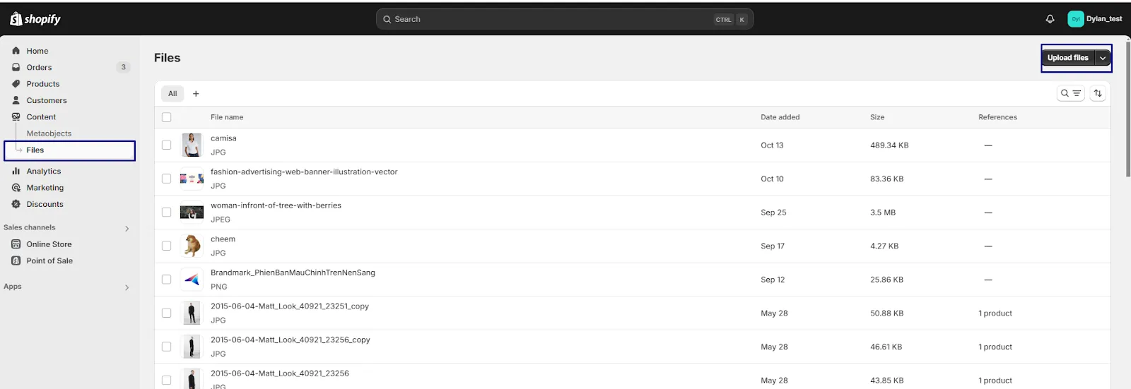Upload Files 